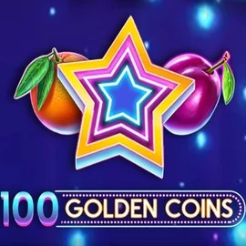100 Golden Coins online game logo by Amusnet Interactive on duff-spin.eu
