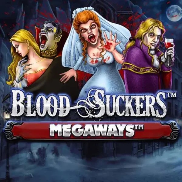 Blood Suckers Megaways logo – Slots by Red Tiger Gaming at Duffspin Casino