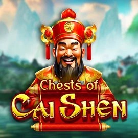 Chests of Cai Shen online game logo by Pragmatic Play on duff-spin.eu