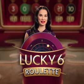 Official Live Casino logo: Lucky 6 Roulette by Pragmatic Play at Duffspin Casino