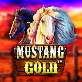 Slots logo of Mustang Gold from Pragmatic Play at Duffspin Casino