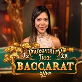 Prosperity Tree Baccarat slot logo by Evolution at Duffspin Casino