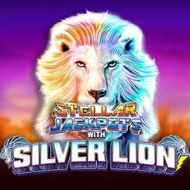 Stellar Jackpots with Silver Lion slot visual from Lightning Box Game available on duff-spin.eu