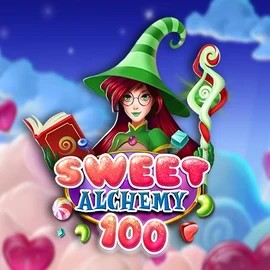 Sweet Alchemy 100 online game logo by Play'n GO on duff-spin.eu