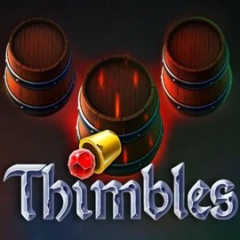 Official Casino Games logo: Thimbles by Evoplay at Duffspin Casino